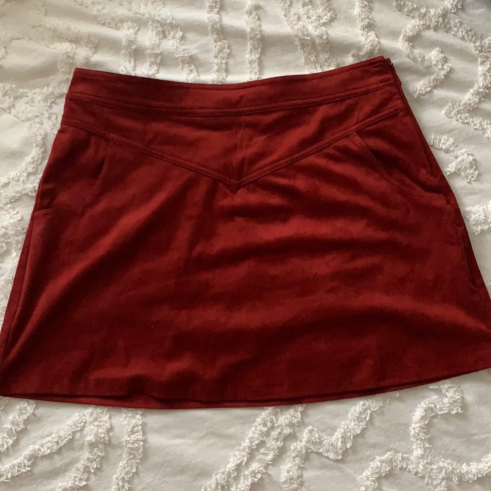 Red skirt